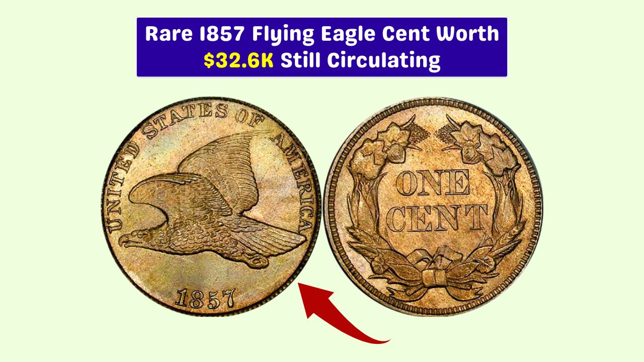 1857 Flying Eagle Cent